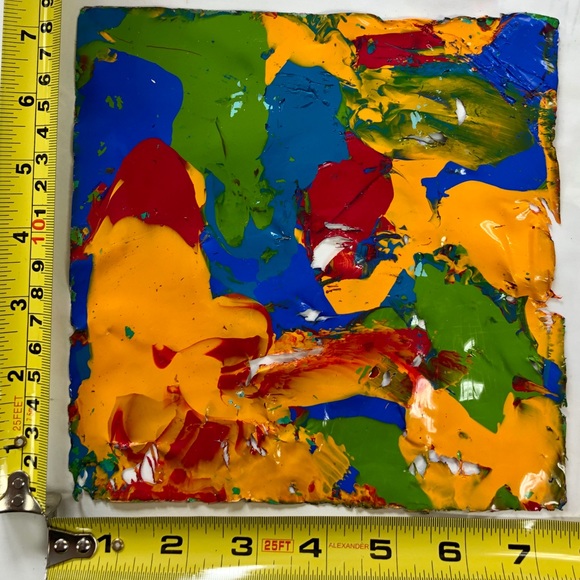 Acrylic Paint Pour Skin, colorful two sided design - Picture 3 of 8